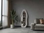 Hanah Home Espejo Cheval Crema